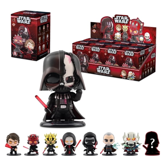 Star Wars Dark Side Cosbi Bobble-Head Collectible Figures Set 8 Blind Boxes