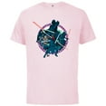 thumbnail image 1 of Star Wars Dark Side Darth Vader Villains of the Galaxy Vivid - Short Sleeve Cotton T-Shirt for Adults - Customized-Soft Pink, 1 of 5