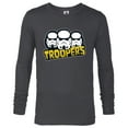 thumbnail image 1 of Star Wars Dark Side Imperial Stormtrooper Helmets Troopers - Long Sleeve T-Shirt for Men - Customized-Charcoal Heather, 1 of 5