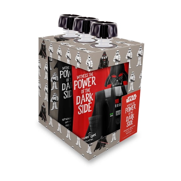 Mad Beauty Star Wars Dark Side Shower Gel Trio, Scent, 15.55 fl oz