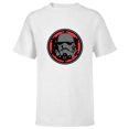 thumbnail image 1 of Star Wars Dark Side Stormtrooper Helmet and Empire Symbol - Short Sleeve T-Shirt for Kids - Customized-White, 1 of 5