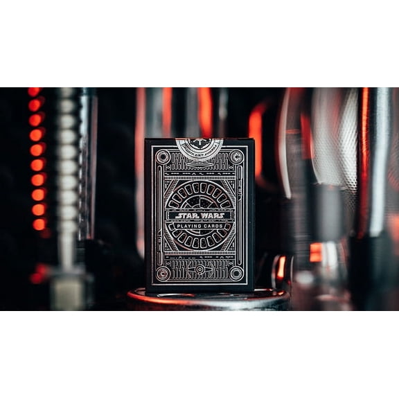 Star Wars Dark Side V2 Silver Edition Playing Cards (Graphite Grey) by theory11