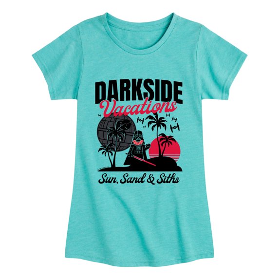Star Wars - Darkside Vacations Fitted Short Sleeve Graphic T-Shirt