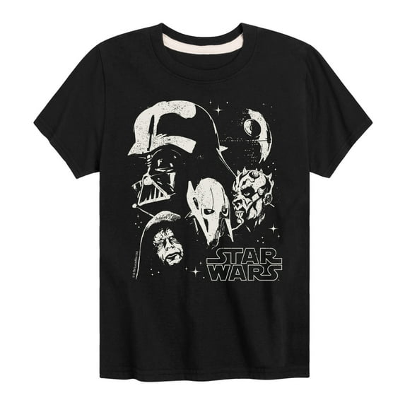 Star Wars - Darth Collage - Toddler And Youth Short Sleeve Tee