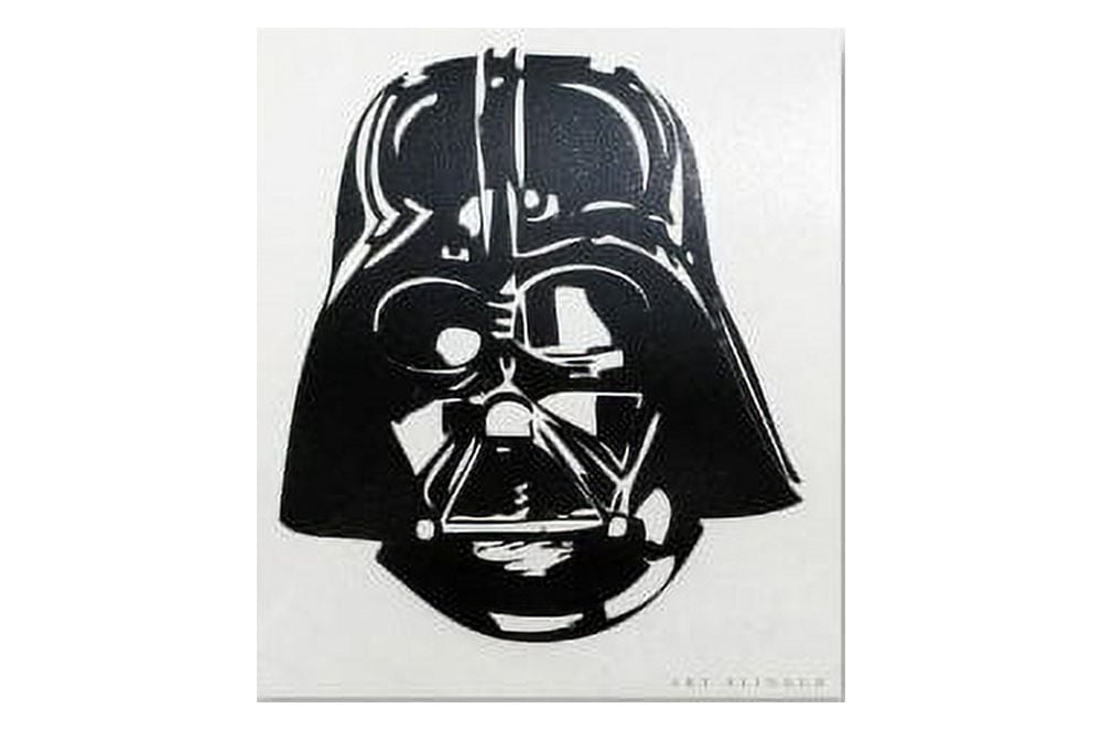 Darth Vader Helmet Vinyl Decal Sticker - Choose Your Size & Color, Waterproof, Self-Adhesive For Car & Wall