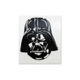 thumbnail image 1 of Star Wars Darth Helmet Rub On Sticker - Black, 1 of 1