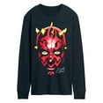 thumbnail image 1 of Star Wars - Darth Maul Face - Men's Long Sleeve Graphic T-Shirt, 1 of 5