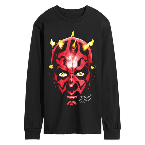 Star Wars - Darth Maul Face - Men's Long Sleeve Graphic T-Shirt
