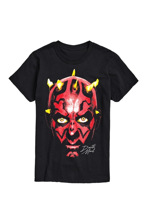 - Darth Maul Face - Men's Short Sleeve Graphic T-Shirt