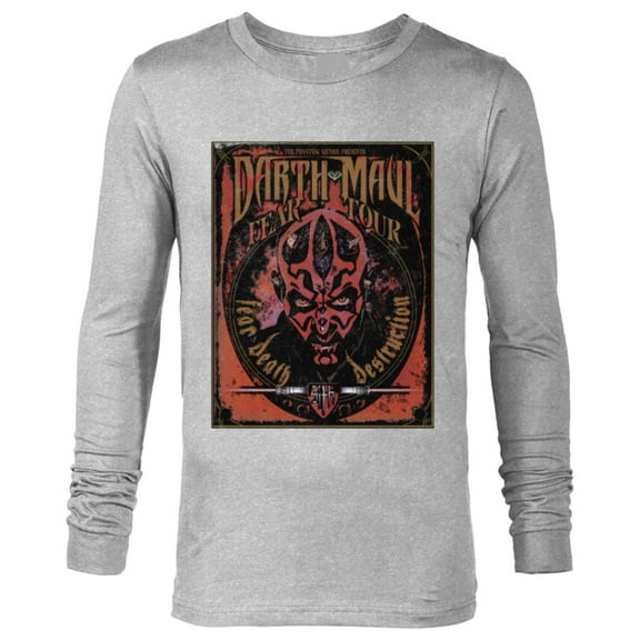 Star Wars Darth Maul Fear Tour Band - Long Sleeve T-Shirt for Men - Customized-Athletic Heather