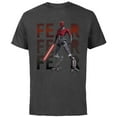 thumbnail image 1 of Star Wars Darth Maul Fear on Repeat - Short Sleeve Cotton T-Shirt for Adults - Customized-Charcoal, 1 of 5