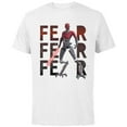 thumbnail image 1 of Star Wars Darth Maul Fear on Repeat - Short Sleeve Cotton T-Shirt for Adults - Customized-White, 1 of 5