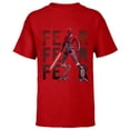 thumbnail image 1 of Star Wars Darth Maul Fear on Repeat - Short Sleeve T-Shirt for Kids – Customized-Red, 1 of 5