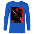 thumbnail image 1 of Star Wars Darth Maul I Am Fear- Long Sleeve T-Shirt for Men - Customized-Royal, 1 of 5