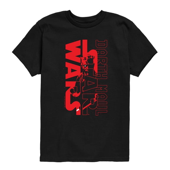 Star Wars - Darth Maul Logo - Youth Boys Short Sleeve Graphic T-Shirt