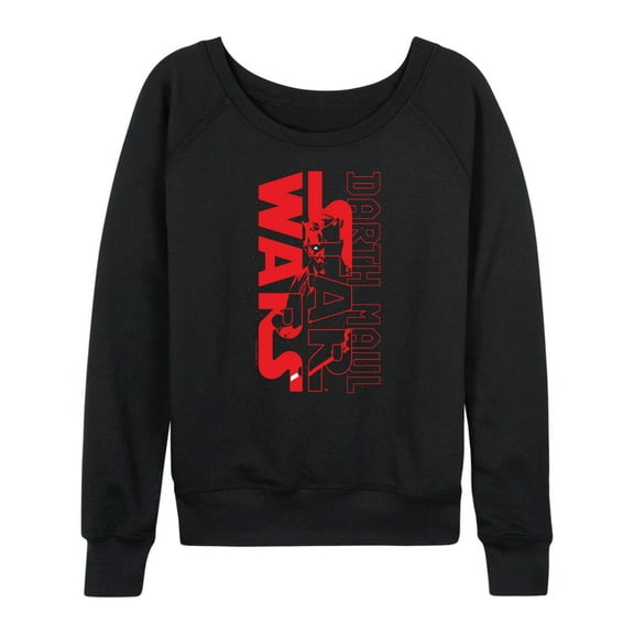 Star Wars - Darth Maul Logo - Women's French Terry Pullover Sweatshirt