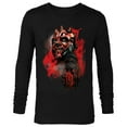 thumbnail image 1 of Star Wars Darth Maul Sith - Long Sleeve T-Shirt for Men - Customized-Black, 1 of 5