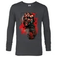 thumbnail image 1 of Star Wars Darth Maul Sith - Long Sleeve T-Shirt for Men - Customized-Charcoal Heather, 1 of 5