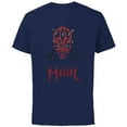thumbnail image 1 of Star Wars Darth Maul Sith Lord - Short Sleeve Cotton T-Shirt for Adults - Customized-Navy, 1 of 5