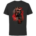 thumbnail image 1 of Star Wars Darth Maul Sith - Short Sleeve Cotton T-Shirt for Adults - Customized-Black, 1 of 5