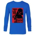 thumbnail image 1 of Star Wars Darth Vader 18th Birthday - Long Sleeve T-Shirt for Men - Customized-Navy, 1 of 5