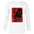 thumbnail image 1 of Star Wars Darth Vader 18th Birthday - Long Sleeve T-Shirt for Men - Customized-White, 1 of 5