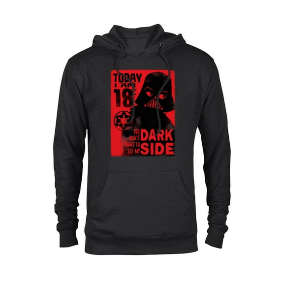 Star Wars Darth Vader 18th Birthday - Pullover Hoodie for Adults - Customized-Black