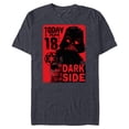 thumbnail image 1 of Star Wars Darth Vader 18th Birthday - Short Sleeve Blended T-Shirt for Adults - Customized-Navy Heather, 1 of 5