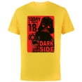 thumbnail image 1 of Star Wars Darth Vader 18th Birthday - Short Sleeve Cotton T-Shirt for Adults - Customized-Yellow, 1 of 5