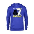 thumbnail image 1 of Star Wars Darth Vader 7th Birthday - Pullover Hoodie for Adults - Customized-Royal Heather, 1 of 5
