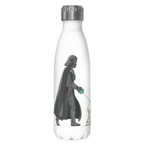 Star Wars Darth Vader AT-AT Walking the Dog  Stainless Steel Water Bottle White 17 oz.