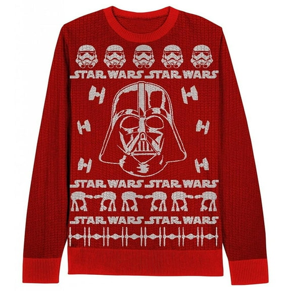 Star Wars Darth Vader Adult Red Sweater