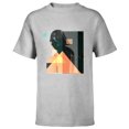thumbnail image 1 of Star Wars Darth Vader Art Deco Profile - Short Sleeve T-Shirt for Kids - Customized-Athletic Heather, 1 of 5
