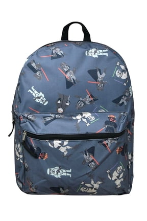 Darth Vader Backpack 16" All-over Print Dark Side w/ Front Pocket