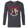 thumbnail image 1 of Star Wars Darth Vader & Bad Guys Dark Side Birthday Squad - Long Sleeve T-Shirt for Men - Customized-Charcoal Heather, 1 of 5