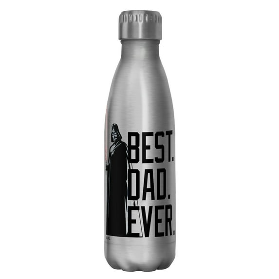 Star Wars Darth Vader Best. Dad. Ever Stainless Steel Water Bottle Stainless Steel 17 oz.