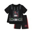 thumbnail image 1 of Star Wars Darth Vader Big Boys Costume T-Shirt Shorts and Cape 3 Piece Toddler to Big Kid, 1 of 5