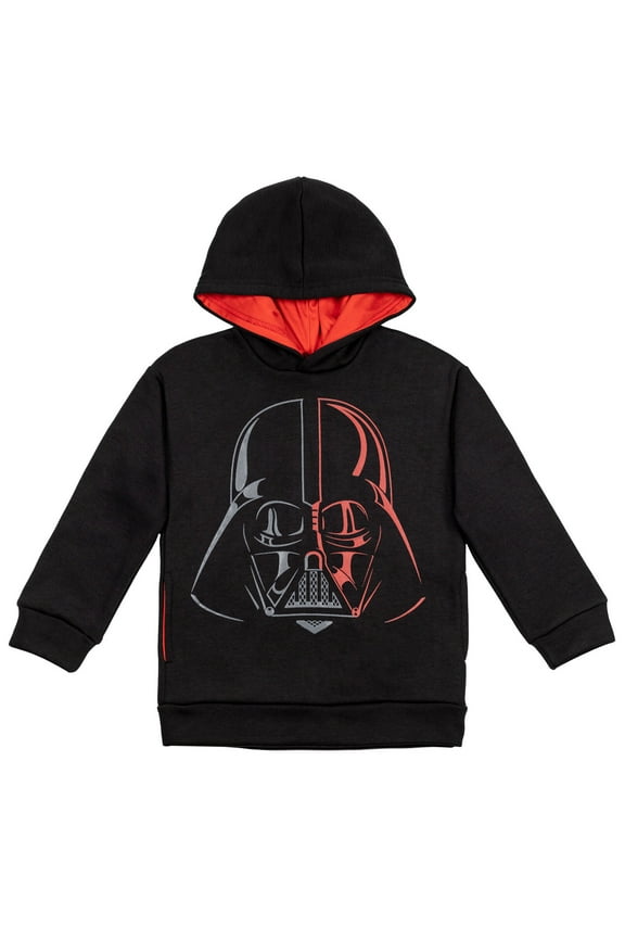 Darth Vader Big Boys Fleece Pullover Hoodie Little Kid to Big Kid