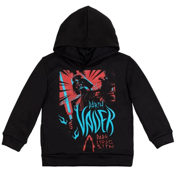 Star Wars Darth Vader Big Boys Fleece Pullover Hoodie Little Kid to Big