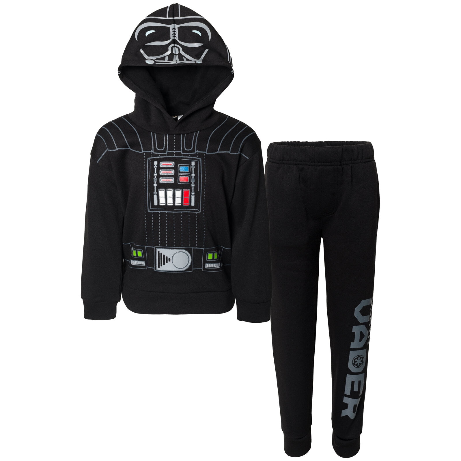 Star Wars Darth Vader Big Boys Fleece Pullover Hoodie and Pants Outfit ...
