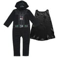 thumbnail image 1 of Star Wars Darth Vader Big Boys Zip Up Cosplay Coverall and Cape Infant to Big Kid, 1 of 5