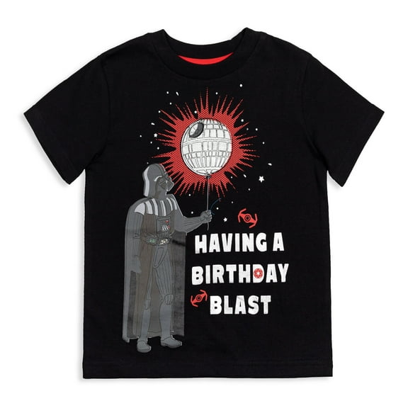 Star Wars Darth Vader Birthday Big Boys T-Shirt Toddler to Big Kid