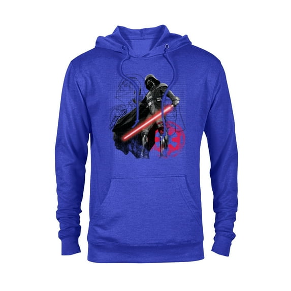 Star Wars Darth Vader Blueprint of a Sith Lord - Pullover Hoodie for Adults - Customized-Royal