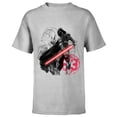thumbnail image 1 of Star Wars Darth Vader Blueprint of a Sith Lord - Short Sleeve T-Shirt for Kids - Customized-Athletic Heather, 1 of 5