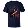 thumbnail image 1 of Star Wars Darth Vader Blueprint of a Sith Lord - Short Sleeve T-Shirt for Kids - Customized-Navy, 1 of 5