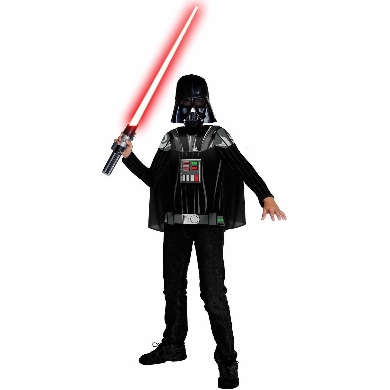 Star Wars Darth Vader Boy's Halloween Fancy-Dress Costume for Child, M (8-10) - image 1 of 2