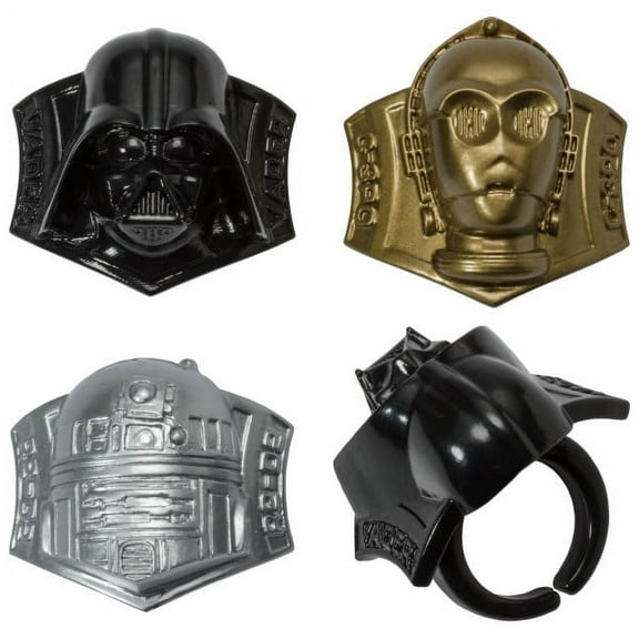 Star Wars Darth Vader, C3PO, R2D2 Cupcake Rings, by Bakery Crafts