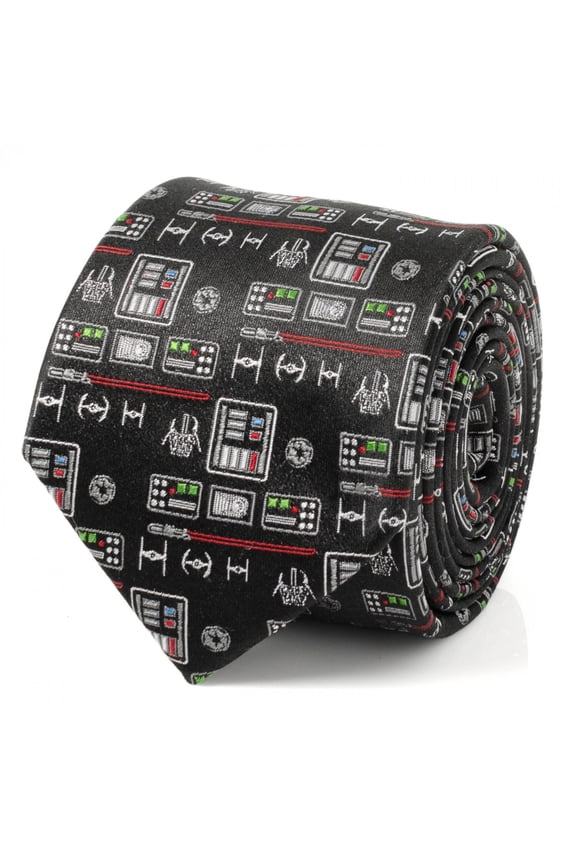 Darth Vader Chest Plate Men's Necktie