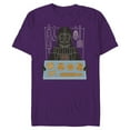 thumbnail image 1 of Star Wars Darth Vader Christmas Cookies Holiday - Short Sleeve Blended T-Shirt for Adults - Customized-Purple, 1 of 5
