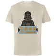thumbnail image 1 of Star Wars Darth Vader Christmas Cookies Holiday - Short Sleeve Cotton T-Shirt for Adults - Customized-Natural, 1 of 5